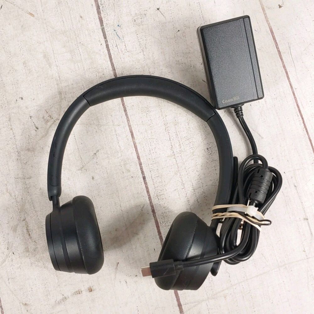 TESTED - Microsoft Modern Wireless Bluetooth Headset Mic w/ Charger - NO DONGLE